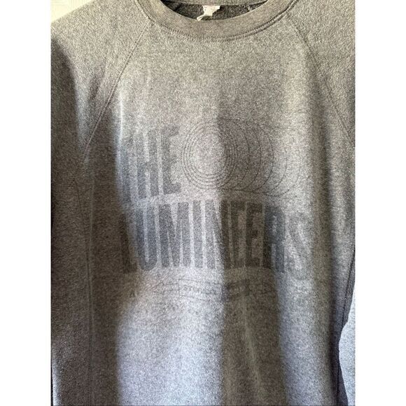 The Lumineers Adult Small Grey Band Sweatshirt - Picture 2 of 5